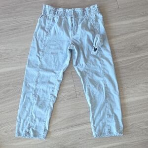 Junk Food X Disney. Size M. Paperbag Waist Tie Belt In Light Wash.